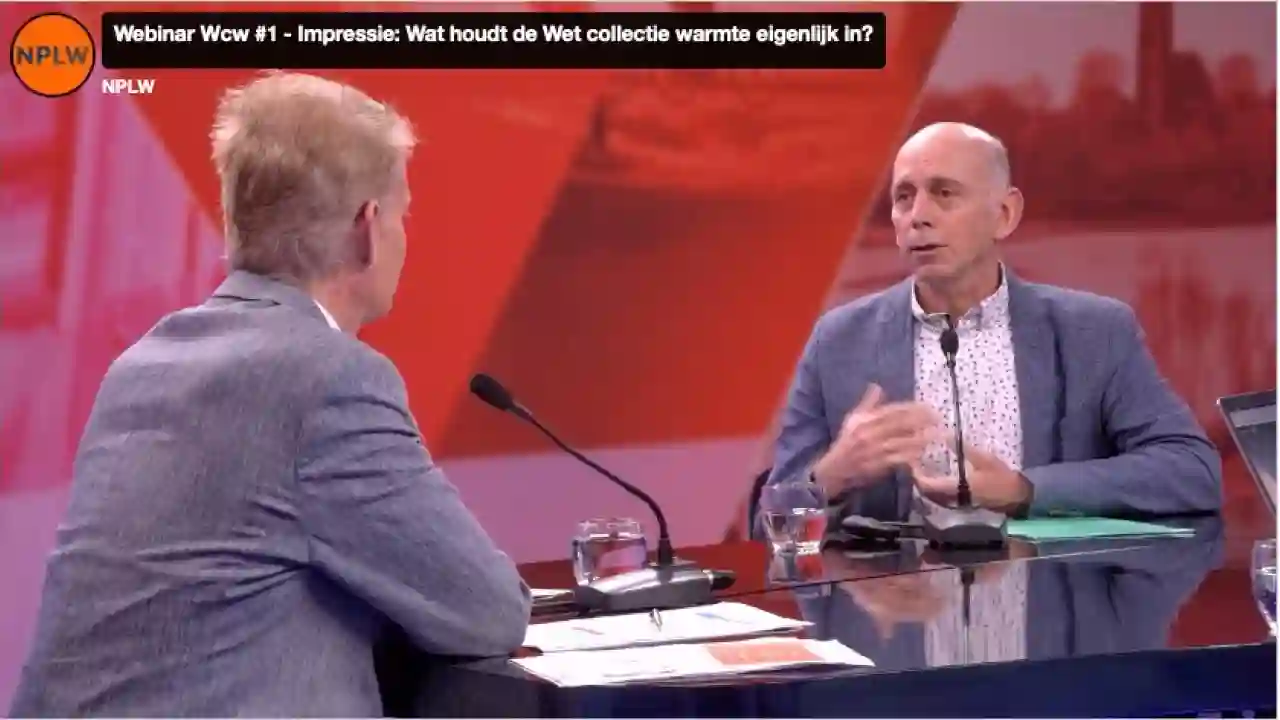 Impressie van webinar Wat houdt de Wet collectieve warmte eigenlijk in?